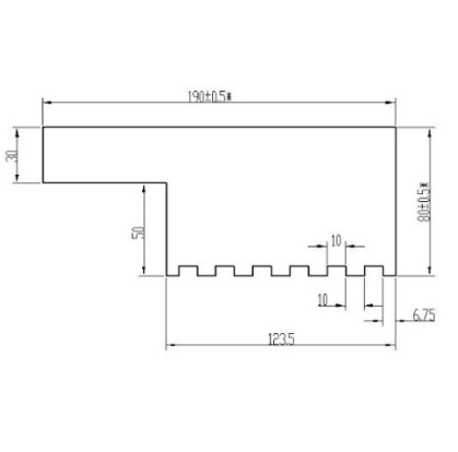 Ребристый профиль №2