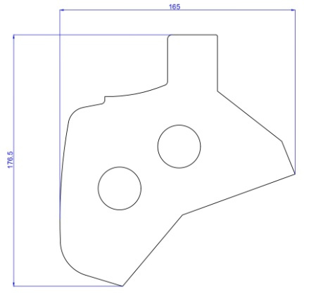 Фиксатор №6, рельсовая прокладка внутренняя