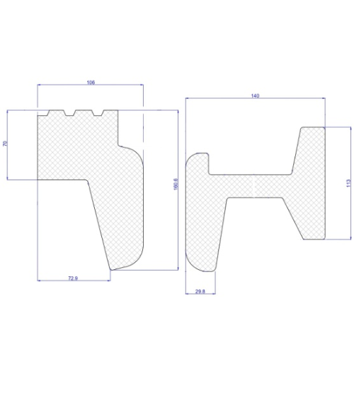 Комплект контррельсов