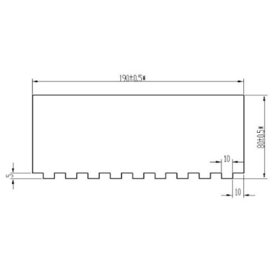 Ребристый профиль №1
