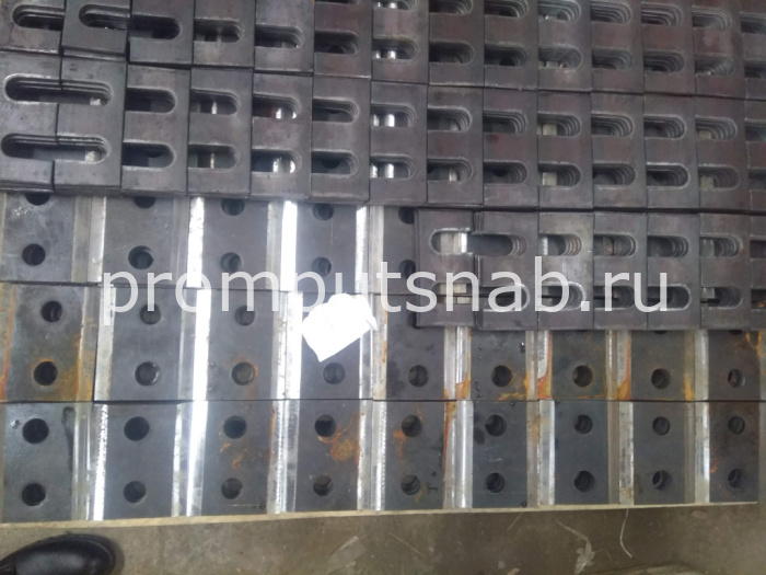 Крановый крепеж к подкрановым рельсам Крановый крепеж к подкрановым рельсам