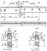 Заявки через сайт направляйте КРУГЛОСУТОЧНО Стыковая накладка 2Р65 для рельсов Р65, 4 отверстия